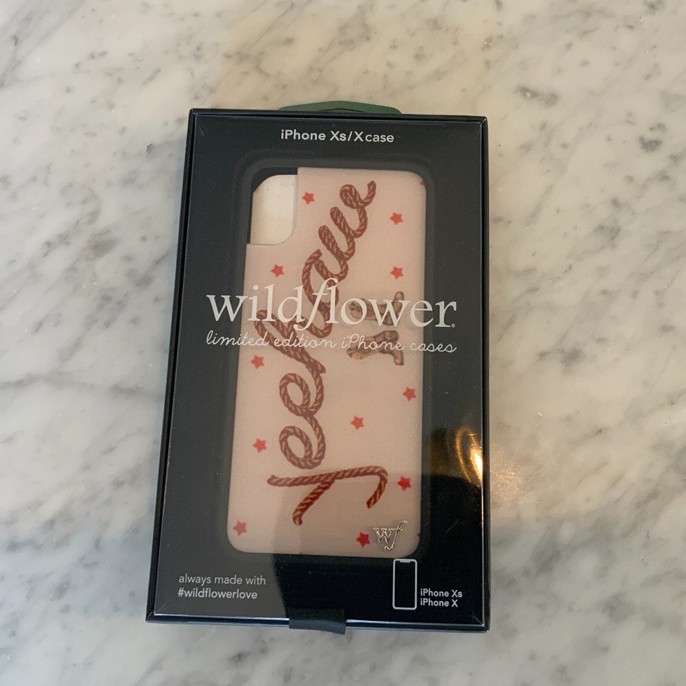 WildFlower iPhone XS / X case - new in box